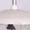 Tschechischer Mid-Century Kronleuchter aus verchromtem Stahl, Kunststoff & Glas, 1960er