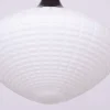 Tschechischer Mid-Century Kronleuchter aus verchromtem Stahl & Opalglas, 1960er