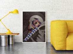 Tschechisches Alien Filmposter von Zdenek Ziegler, 1982