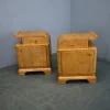 Tschechoslowakische Art Deco Nachttische, 1937, 2er Set