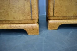 Tschechoslowakische Art Deco Nachttische, 1937, 2er Set