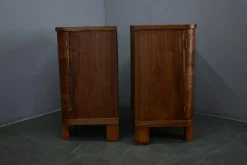 Tschechoslowakische Art Deco Nachttische, 1933, 2er Set