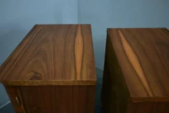 Tschechoslowakische Art Deco Nachttische, 1933, 2er Set