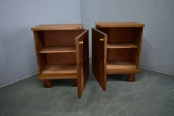 Tschechoslowakische Art Deco Nachttische, 1933, 2er Set