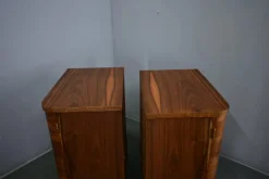 Tschechoslowakische Art Deco Nachttische, 1933, 2er Set