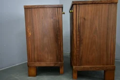 Tschechoslowakische Art Deco Nachttische, 1933, 2er Set