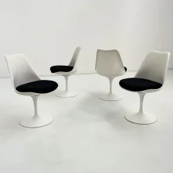 Tulip Drehstühle von Eero Saarinen für Knoll, 1960er, 4er Set