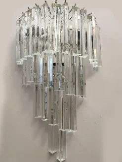 Twister Triedro Wandleuchte aus Muranoglas