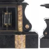 Uhr Garnitur Set, 19. Jahrhundert, 3er Set