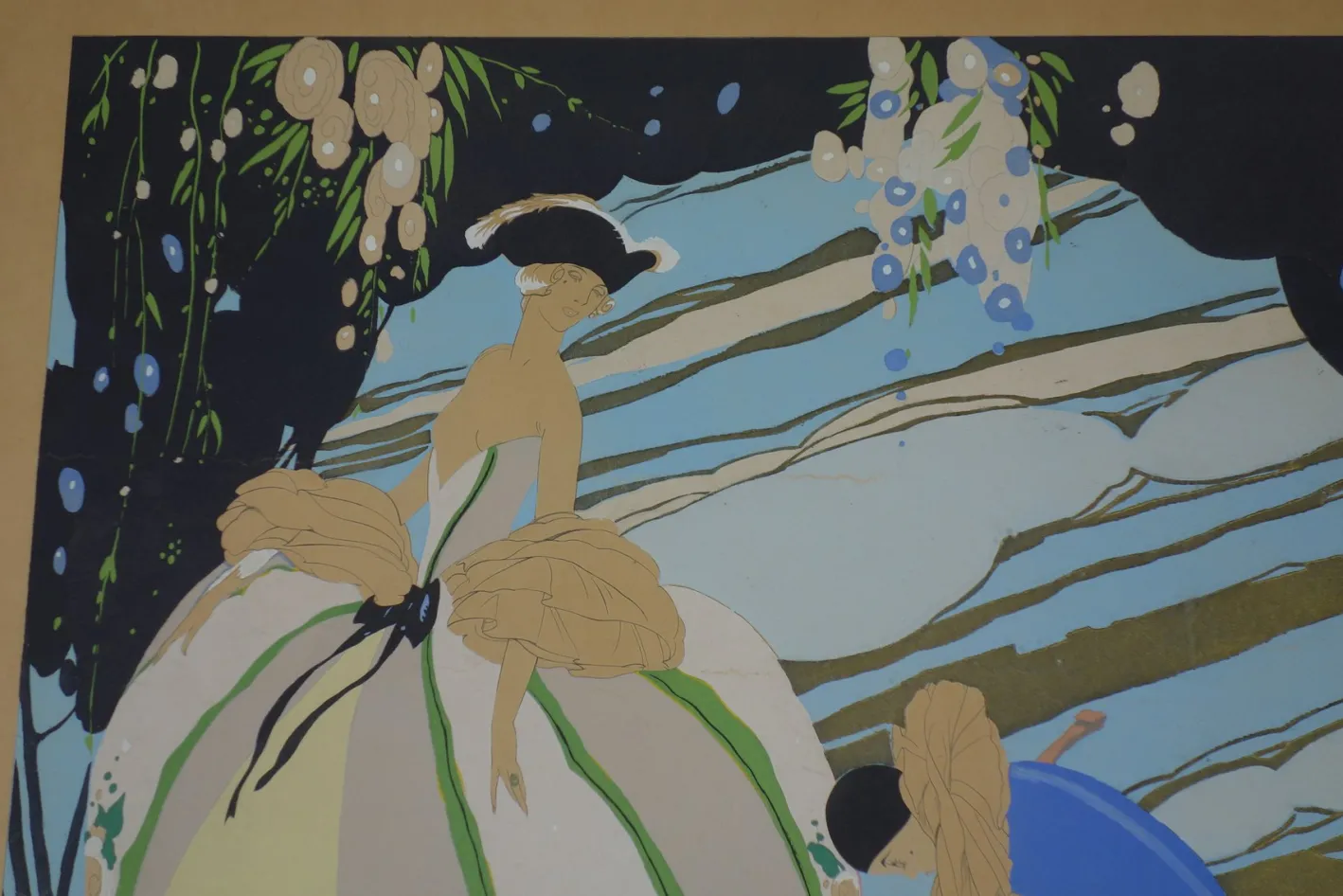 Umberto Brunelleschi, Art Deco Komposition, Anfang 1900, Lithographie