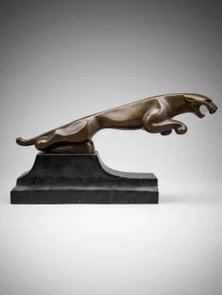 Unbekannt, Panther Skulptur, 2000er, Bronze
