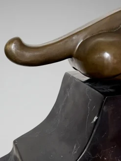 Unbekannt, Panther Skulptur, 2000er, Bronze