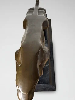Unbekannt, Panther Skulptur, 2000er, Bronze