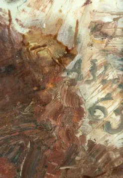 Unknown, Female Portrait Zeichnung, 1965, Mixed Media auf Papier