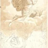 Unknown, Mythologisches Thema, 19. Jh., Kohle und Tinte