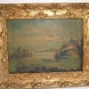 Unknown, Seascape, 1800s, Öl und Kupfer