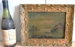 Unknown, Seascape, 1800s, Öl und Kupfer