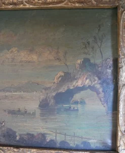 Unknown, Seascape, 1800s, Öl und Kupfer
