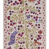 Usbekischer Suzani Bestickter Wandbehang