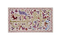 Usbekischer Suzani Bestickter Wandbehang