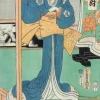 Utagawa Toyokuni II, Bijin-ga (Schönheitsdruck), Holzschnitt, 19. Jh