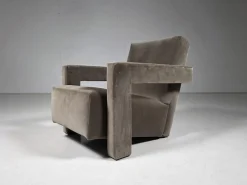 Utrecht 637 Sessel von Gerrit Rietveld für Cassina, 1980er