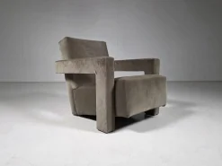 Utrecht 637 Sessel von Gerrit Rietveld für Cassina, 1980er