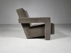 Utrecht 637 Sessel von Gerrit Rietveld für Cassina, 1980er