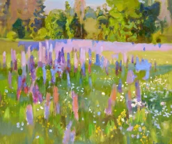 Valery Bayda, Sommer, 2025, Ölgemälde auf Leinwand