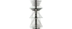 Veleiro Bücherregal aus Schwarz gebeiztem Holz von Franco Albini für Cassina