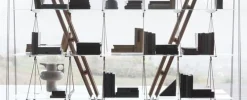 Veleiro Bücherregal aus Schwarz gebeiztem Holz von Franco Albini für Cassina