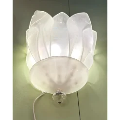 Venezianische Floreal Wandleuchten aus Muranoglas von Simoeng, 2er Set