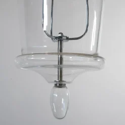 Venezianische Murano Glas Hängelampe mit Chrom-Finish von Bottega Veneziana