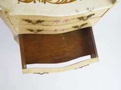 Venezianischer Louis XV Handbemalter Vintage Nachttisch mit Schubladen, 1920er