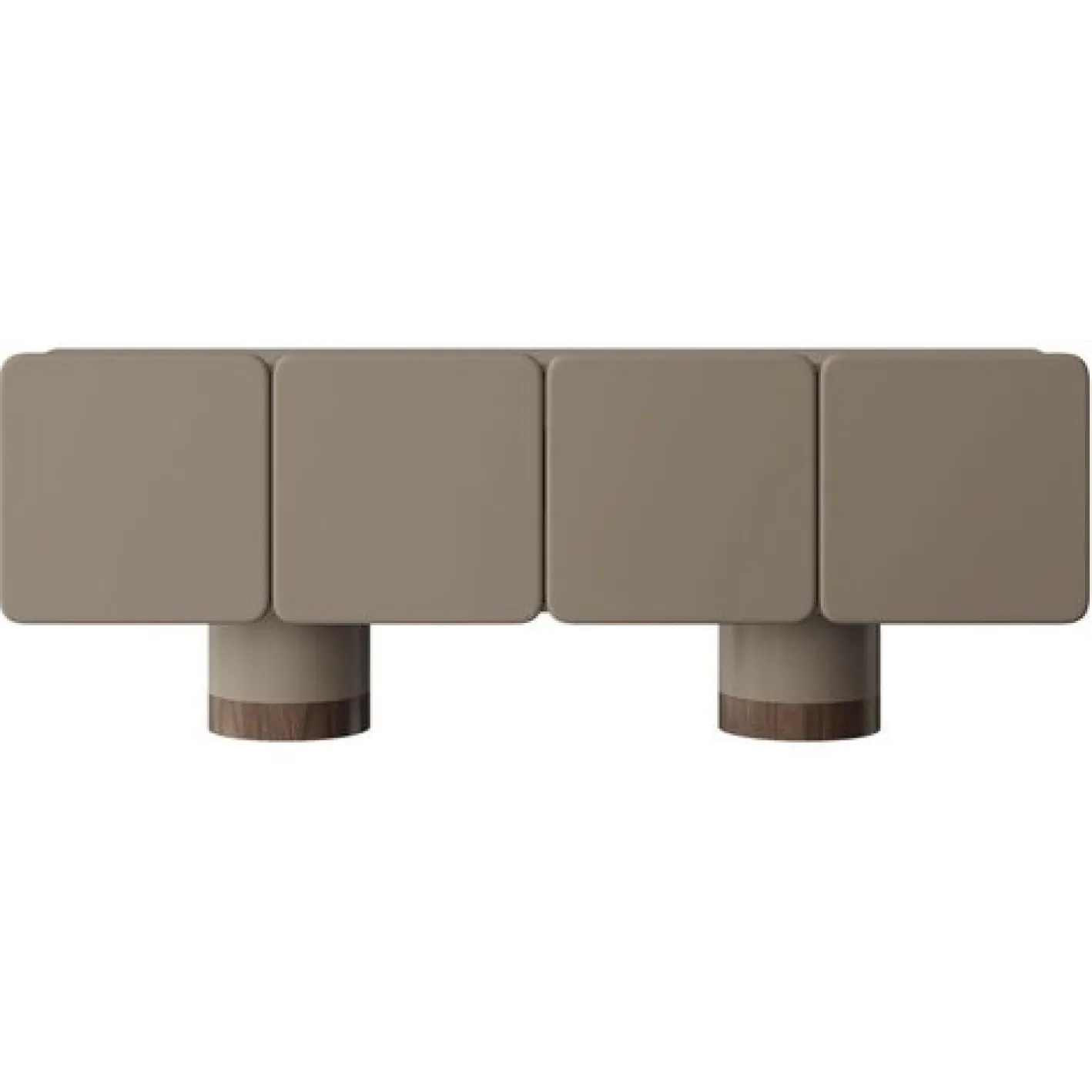 Venus Sideboard mit 4 abgerundeten Türen von Ultramobili