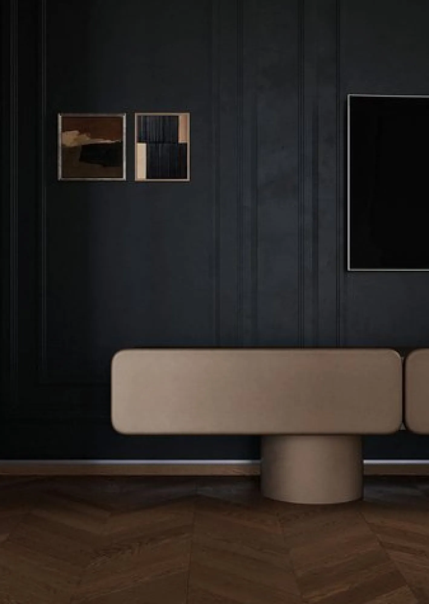 Venus Sideboard mit 4 abgerundeten Türen von Ultramobili