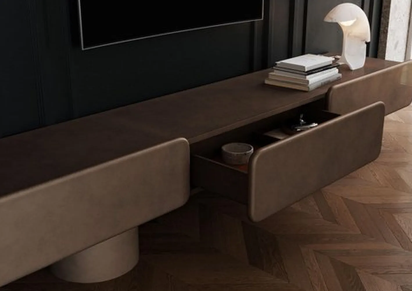 Venus Sideboard mit 4 abgerundeten Türen von Ultramobili