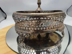 Vergoldetes Jugendstil Gewürzregal, 1890er