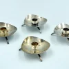 Versilberte Dänische Atla Kerzenhalter von Cohr, 1960er, 4er Set