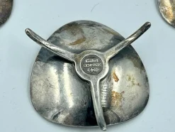 Versilberte Dänische Atla Kerzenhalter von Cohr, 1960er, 4er Set