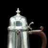 Versilberte englische Vintage Hot Chocolate Kannen, 2er Set