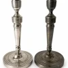 Versilberte Kerzenständer, 1800er, 2er Set