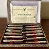 Versilberte Metallmesser, Frankreich, 1950er, 12 . Set