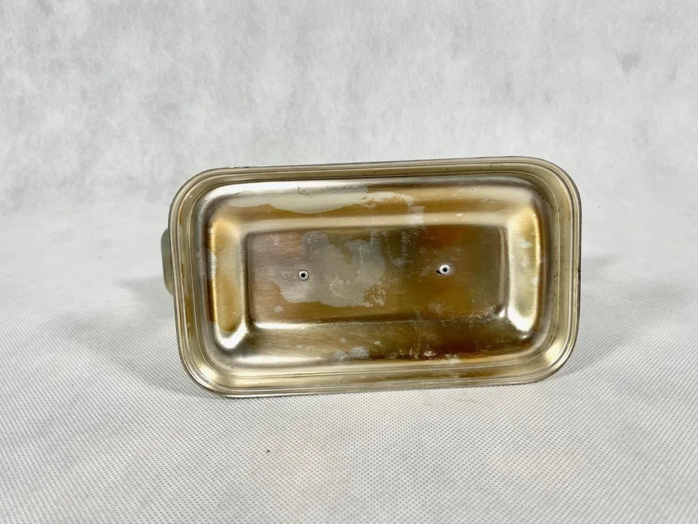 Versilberter Art Deco Kerzenhalter von Quist, Esslingen, 1950er