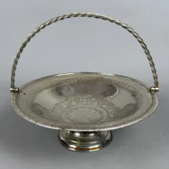 Versilberter Korb, 1800er