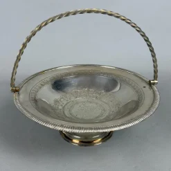 Versilberter Korb, 1800er