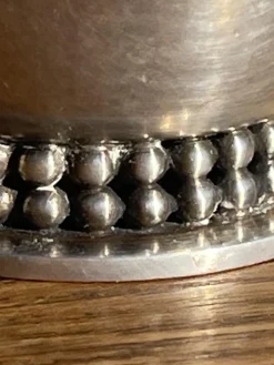 Versilberter Metallbecher von Jean Despréss
