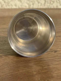 Versilberter Metallbecher von Jean Despréss