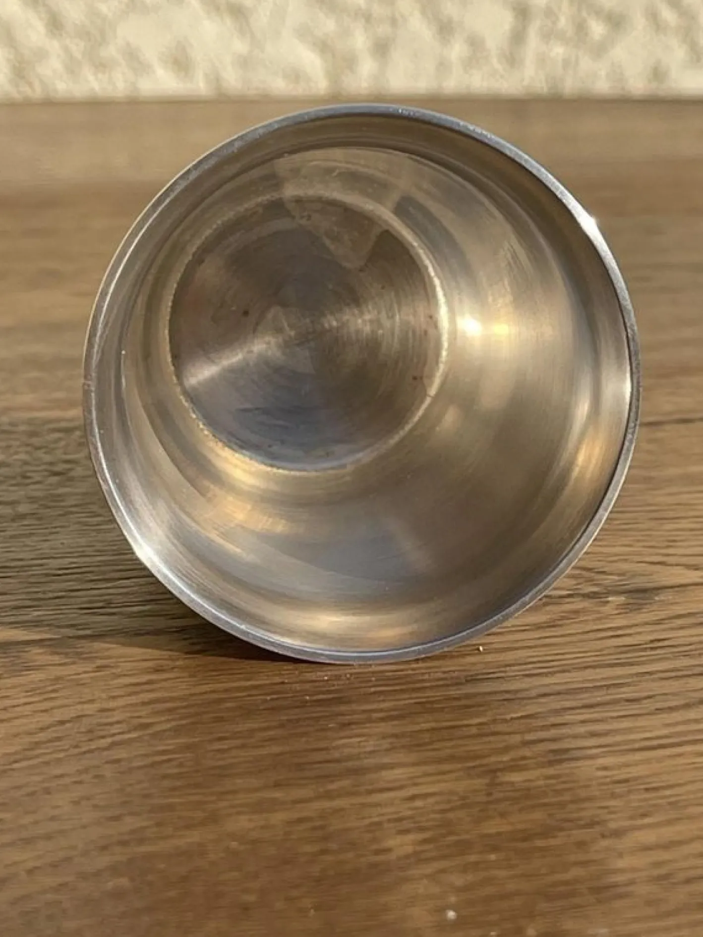 Versilberter Metallbecher von Jean Despréss