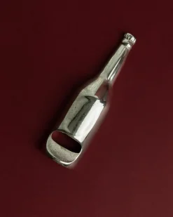 Versilberter Vintage Flaschenöffner, 1970er